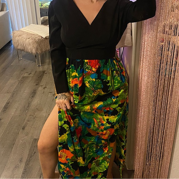 Dresses & Skirts - vintage multicolor dress